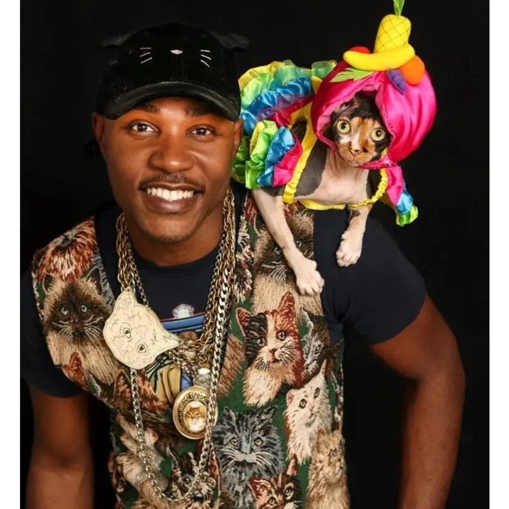 Sock Dreams Knee Length I Am Moshow The Cat Rapper Colorful Socks​​​​